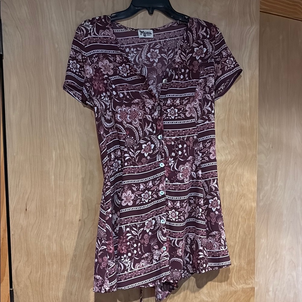 Floral Button-Up dress